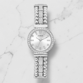 Montre Guess Gala pour Femme Argenté orné de strass