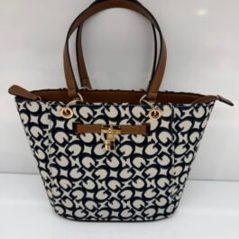 Sac À Bandoulière Guess Harlington Tote Bleu Marine M-B