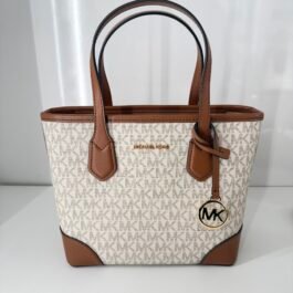 Sac à Bandoulière Michael Kors Eva Blanc Vanille S