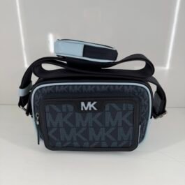Sacoche À Bandoulière Michael Kors Cooper Homme Bleu