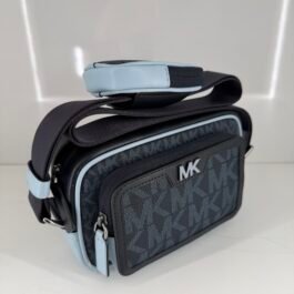 Sacoche À Bandoulière Michael Kors Cooper Homme Bleu