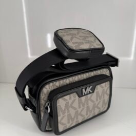 Sacoche À Bandoulière Michael Kors Cooper Homme Beige