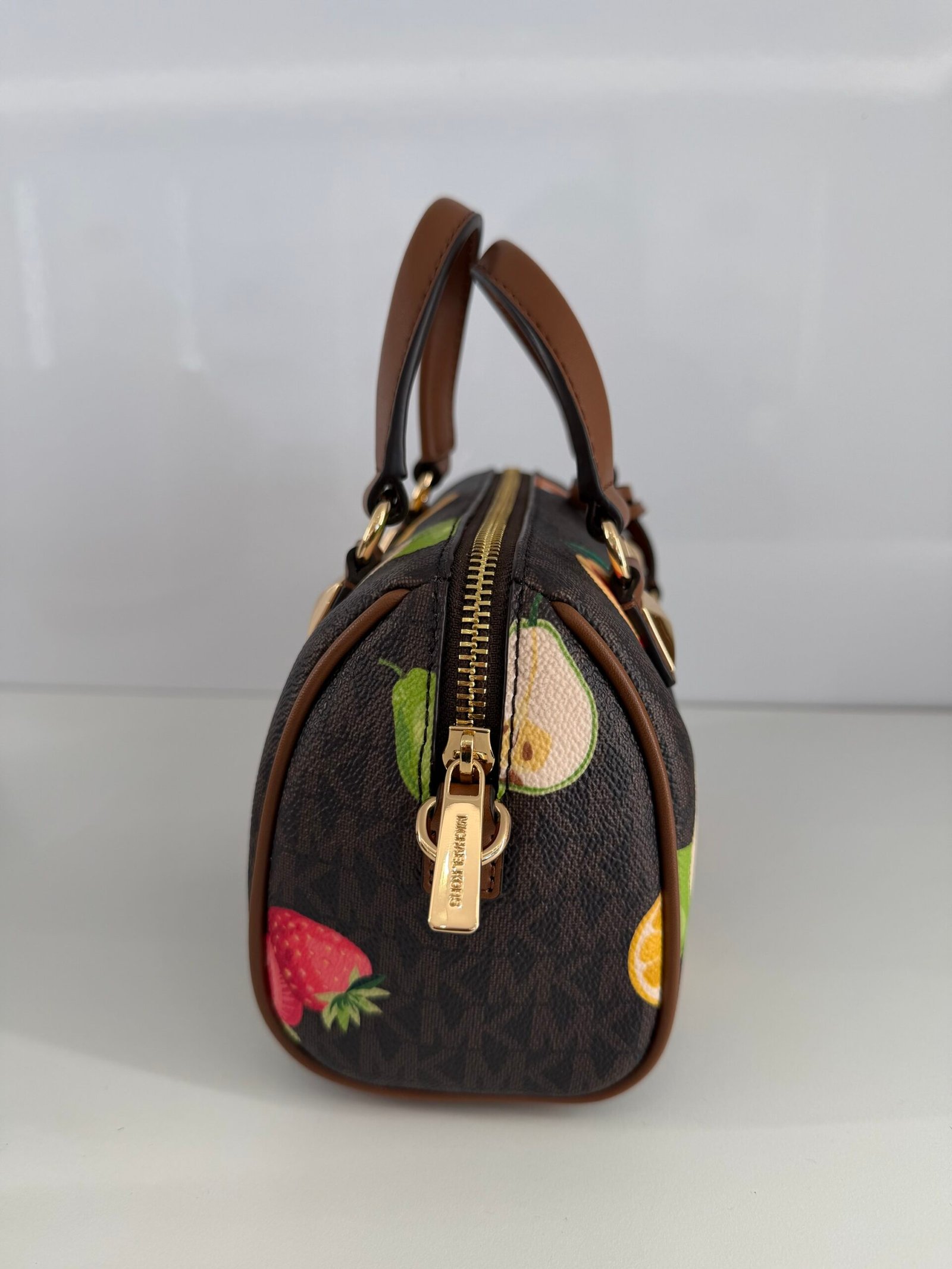Mini Sac à Bandoulière Michael Kors Grayson Logo Brown XS – Image 5