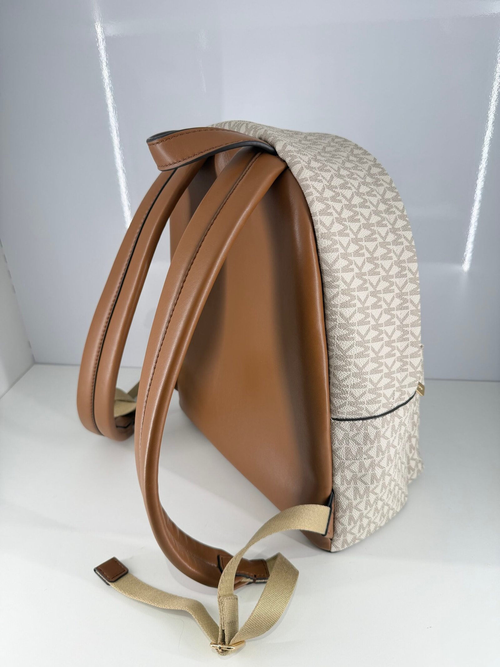 Sac à Dos Michael Kors Slater Chain Vanilla L – Image 4