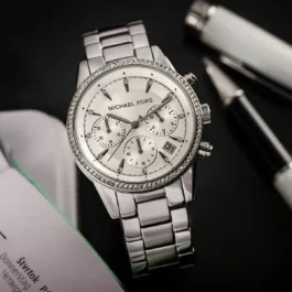 Montre Michael Kors Empire pour Femme Argenté