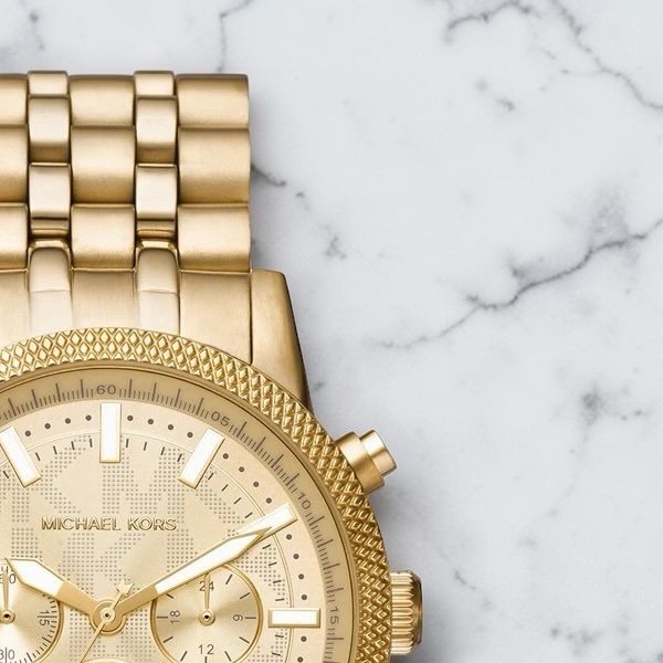 Montre Michael Kors Hutton pour Homme Doré – Image 5