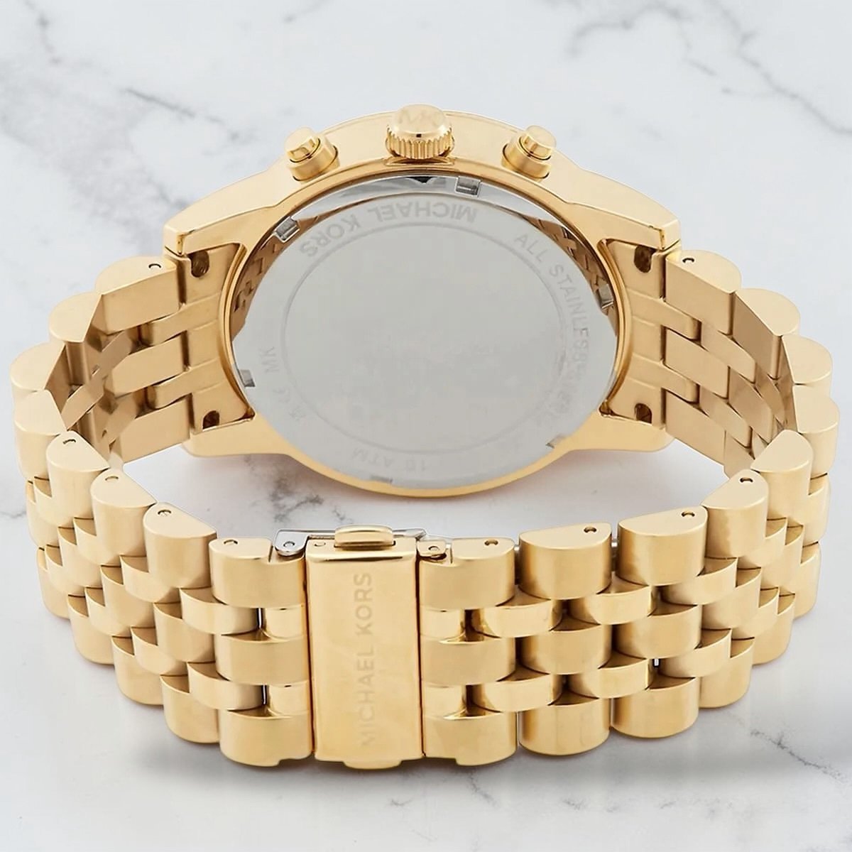 Montre Michael Kors Hutton pour Homme Doré – Image 4