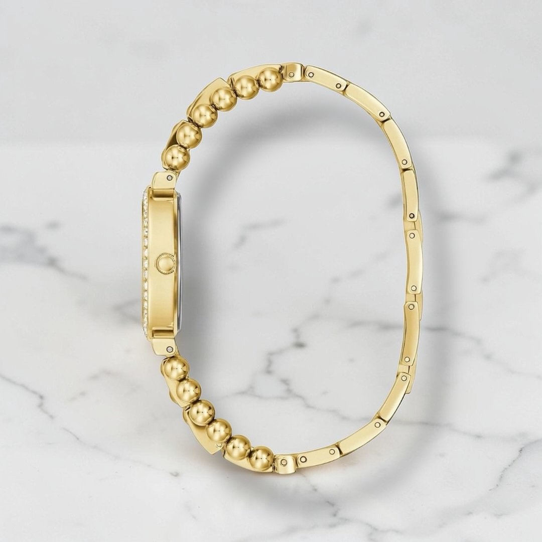 Montre Guess Gala pour Femme Or orné de strass – Image 6