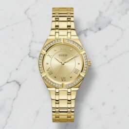 Montre Guess pour Femme Or orné de strass