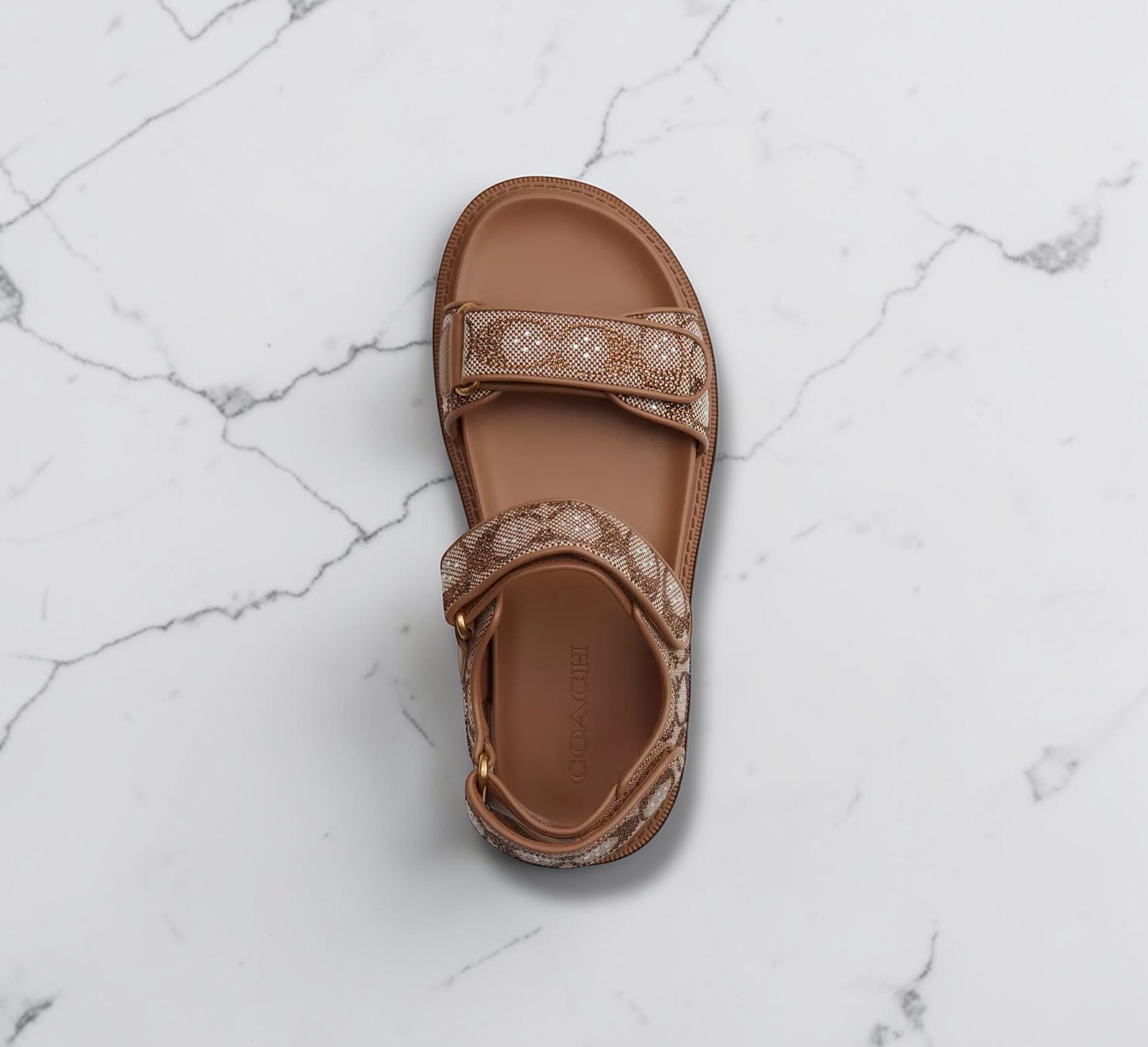 Sandale Coach Brynn En Jacquard Avec Cristaux – Image 4