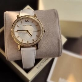 Montre Michael Kors Corey pour Femme White-Gold
