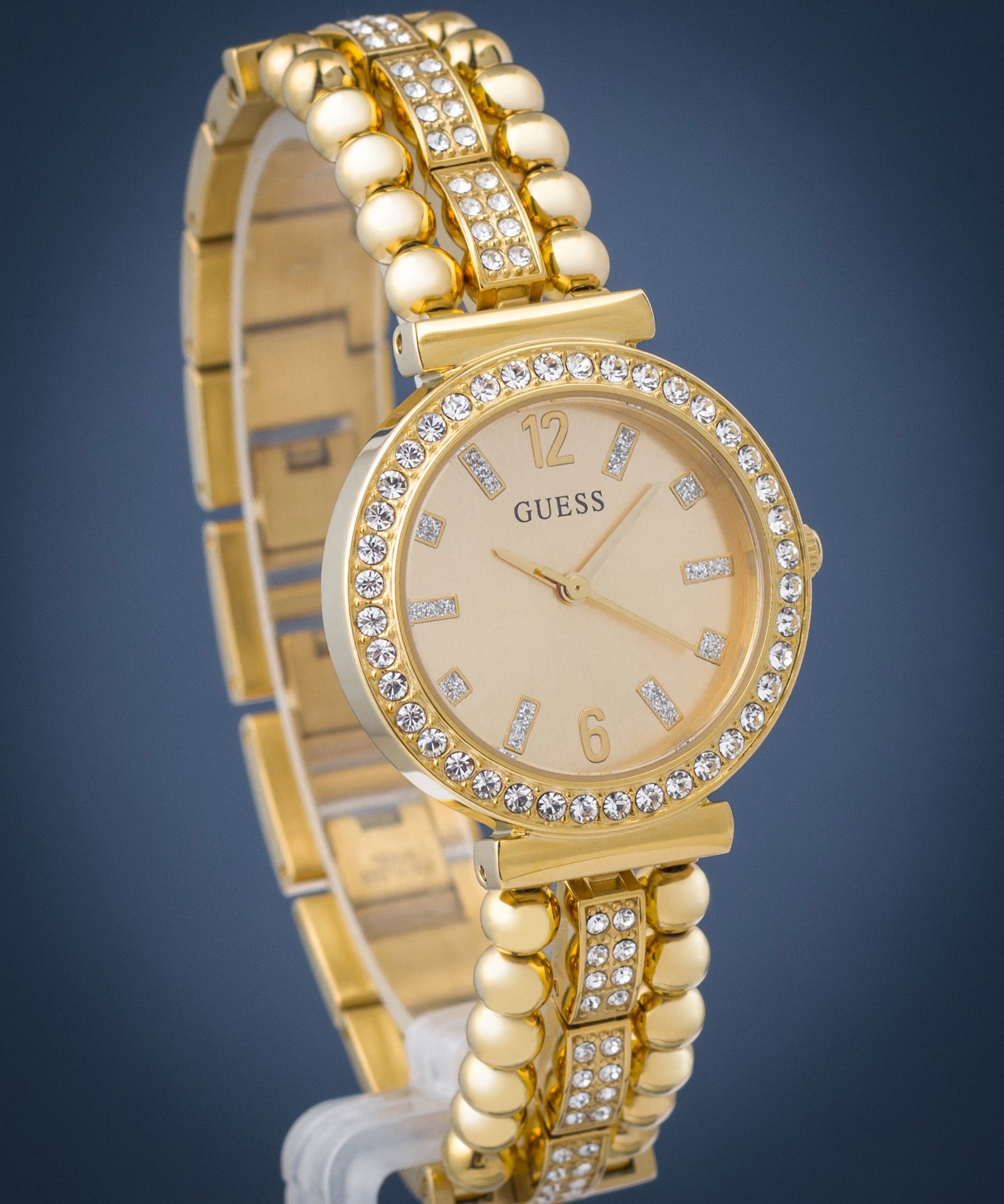 Montre Guess Gala pour Femme Or orné de strass – Image 2