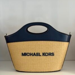 Mini Sac à Bandoulière Michael Kors Tatum Bleu Navy XS