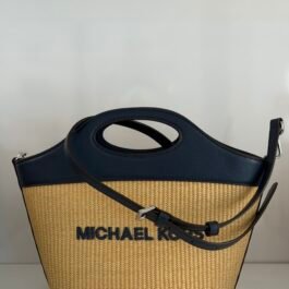 Mini Sac à Bandoulière Michael Kors Tatum Bleu Navy XS