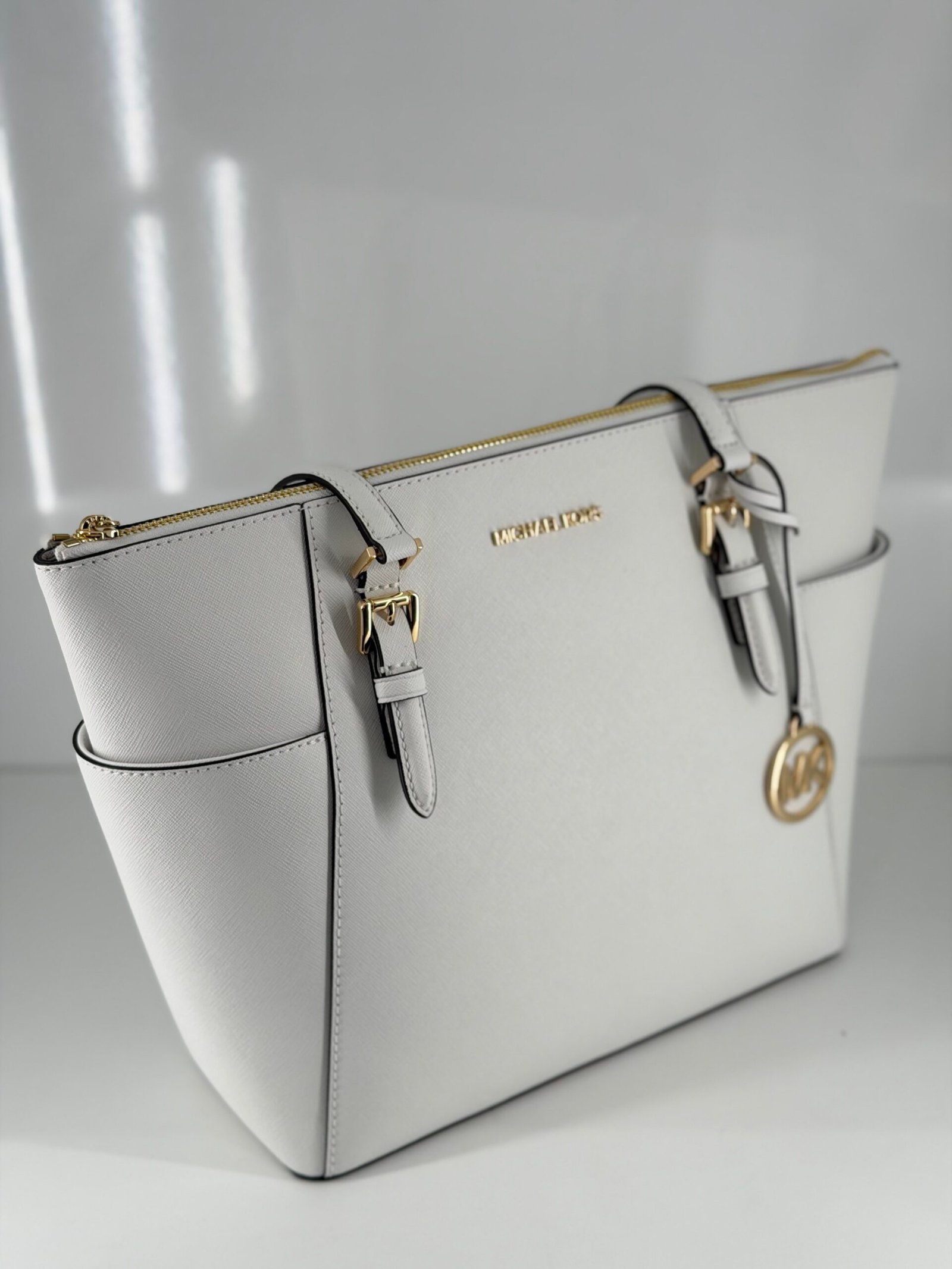 Sac à Main Michael Kors Charlotte Full White – Image 2