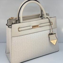 Sac À Bandoulière Guess Renita Satchel Blanc