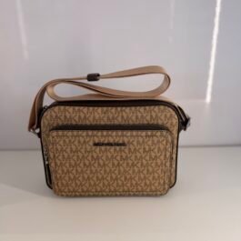 Sacoche À Bandoulière Michael Kors Cooper Ew Homme Marron