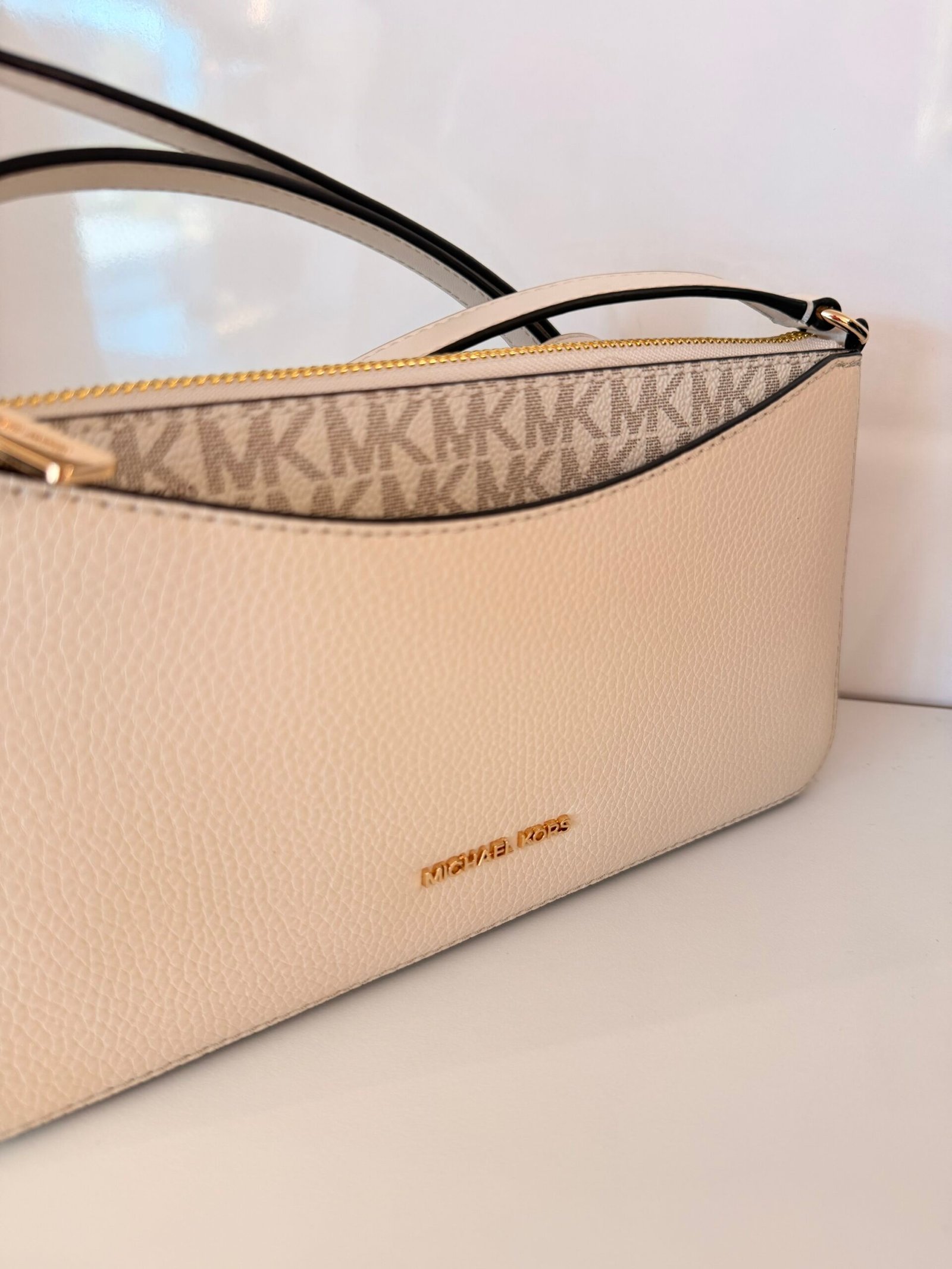 Sac À Bandoulière Michael Kors Arden White – Image 3