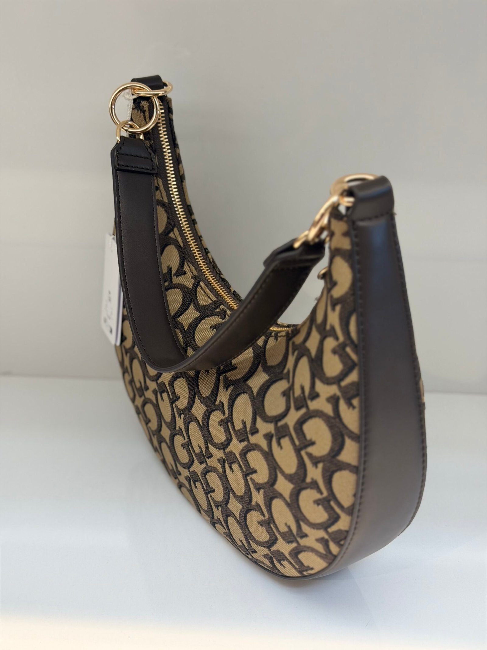 Sac À Bandoulière en Lune Guess Haylen Brown – Image 4