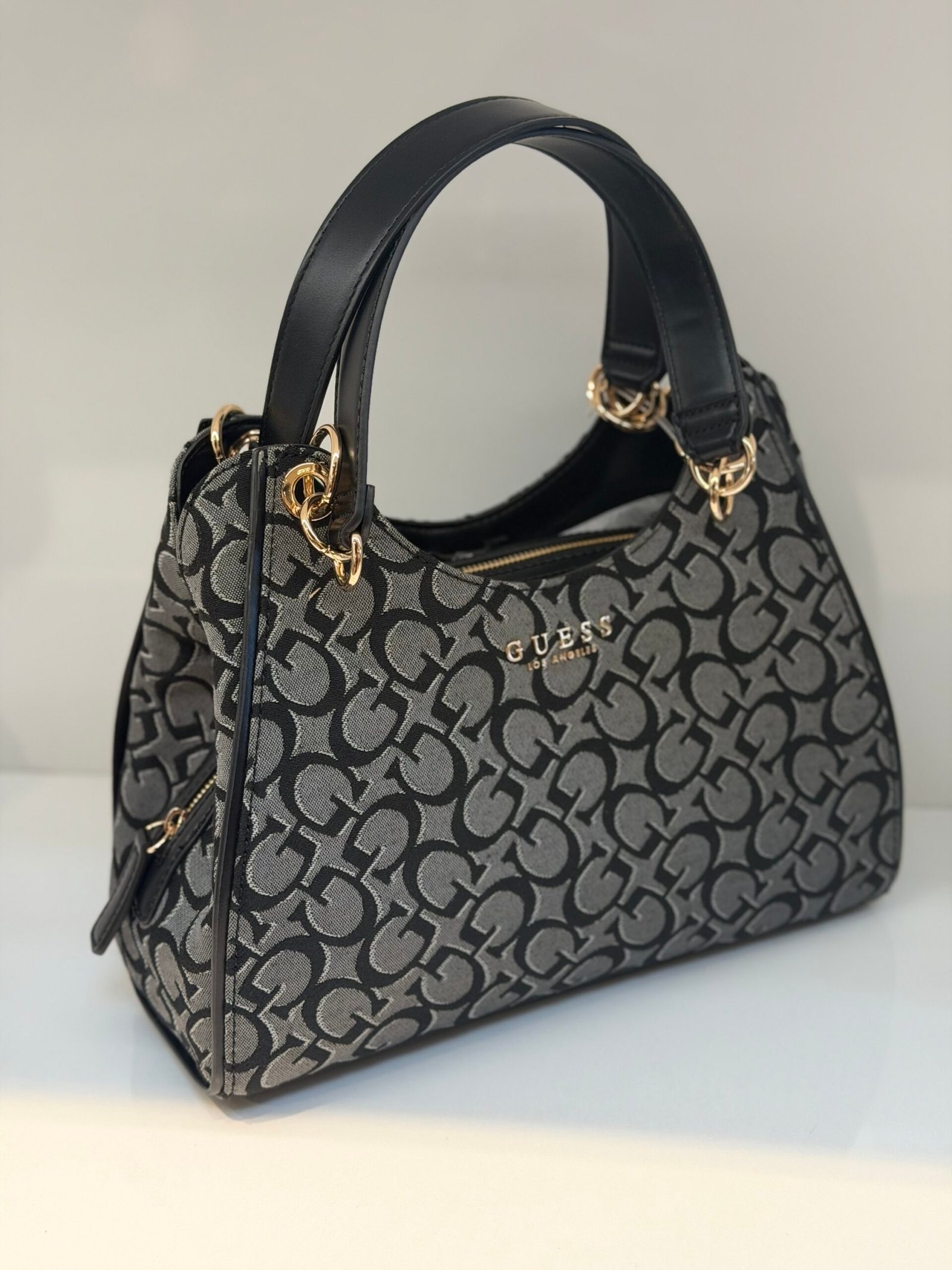 Sac À Main Guess Satchel HAY Black L – Image 2