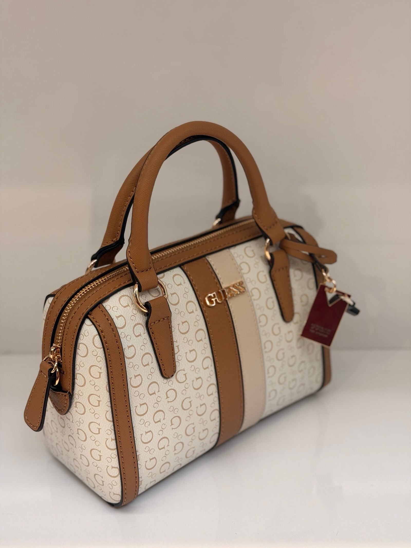 Sac À Bandoulière Guess Satchel White M – Image 2