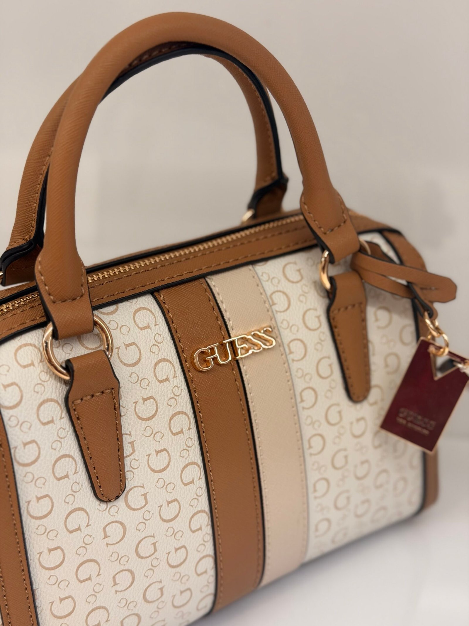 Sac À Bandoulière Guess Satchel White M – Image 3