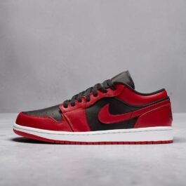 Air Jordan 1 Low Red Black