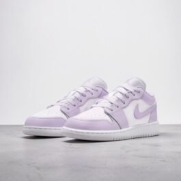 Air Jordan 1 Low Gs Barely Purple