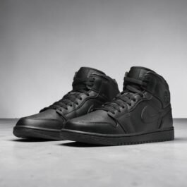 Air Jordan  1 Mid Full Black
