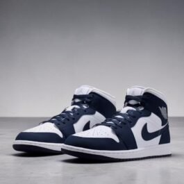 Air Jordan  1 Mid  Obsidian Blue Navy