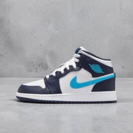 Air Jordan 1 Mid Gs Powder Blue