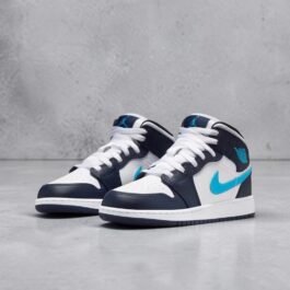 Air Jordan 1 Mid Gs Powder Blue