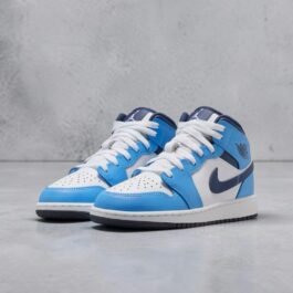 Air Jordan 1 Mid GS University Blue