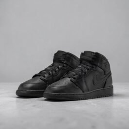 Air Jordan 1 Mid Gs Black
