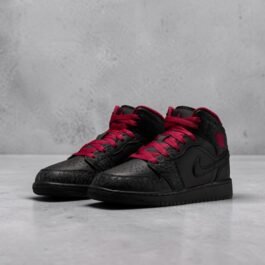 Air Jordan  1 Mid GS Tough Red