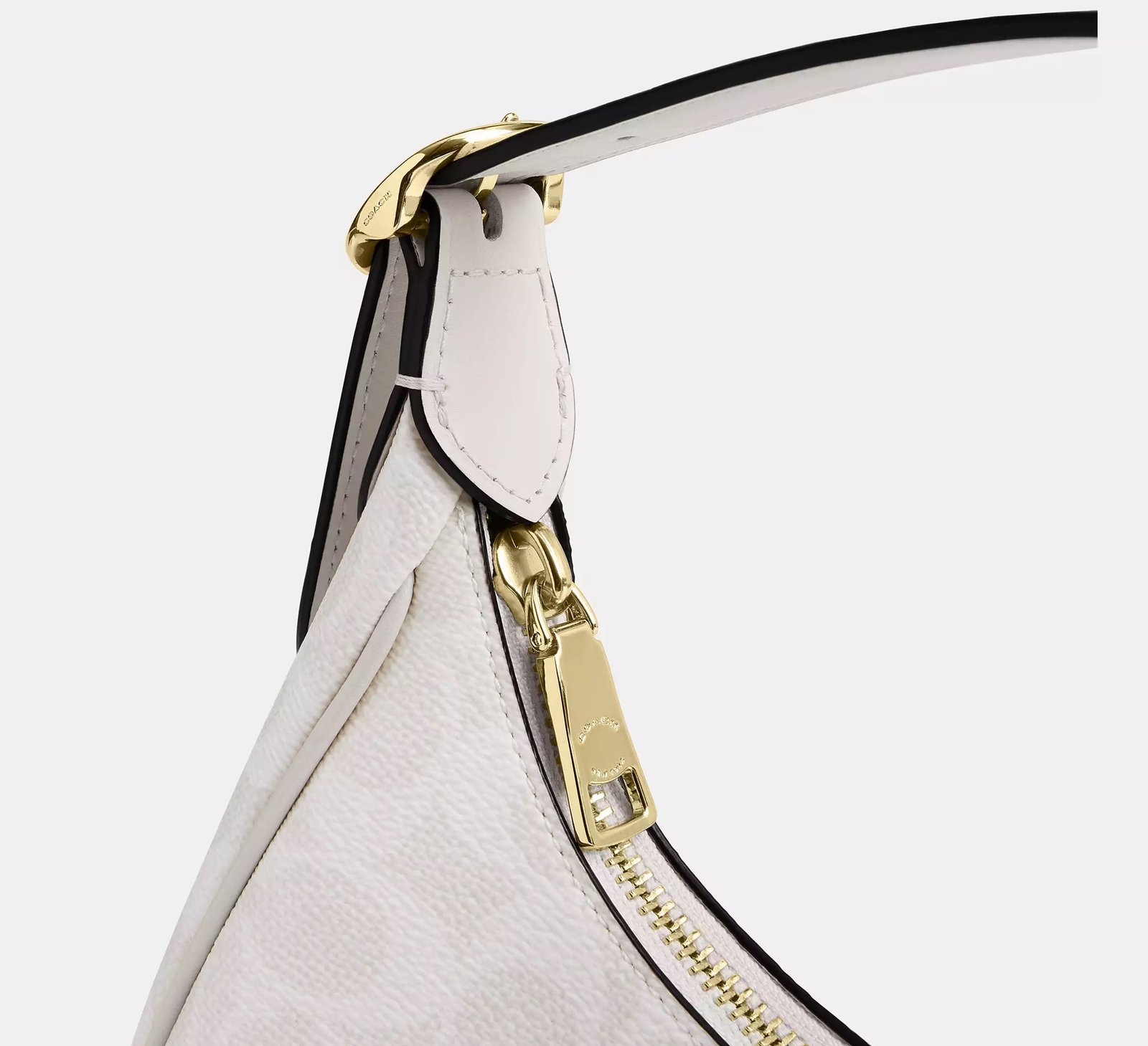 Sac À Bandoulière Coach Emily En Toile White – Image 6