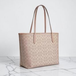 Sac À Cabas Coach City Beige XL