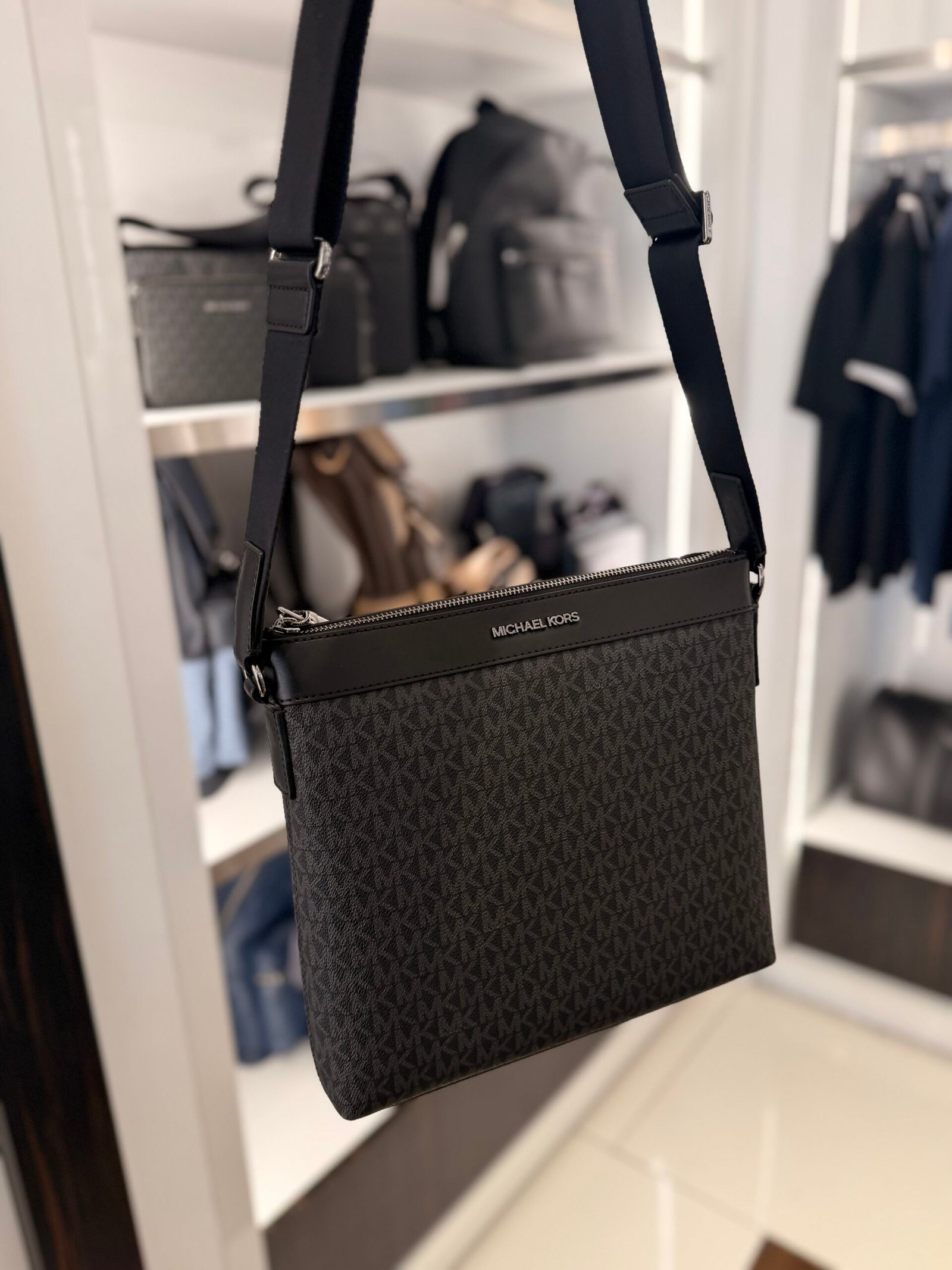 Sacoche À Bandoulière Michael Kors Cooper Homme Black – Image 2