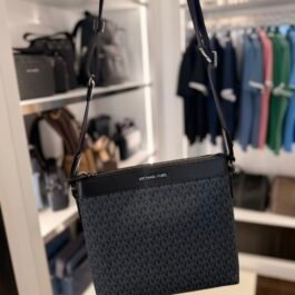 Sacoche À Bandoulière Michael Kors Cooper Homme Bleu