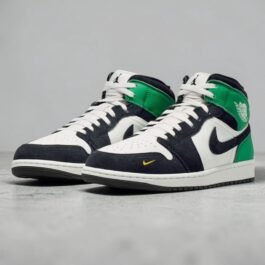 Air Jordan  1 Mid Lucky Green
