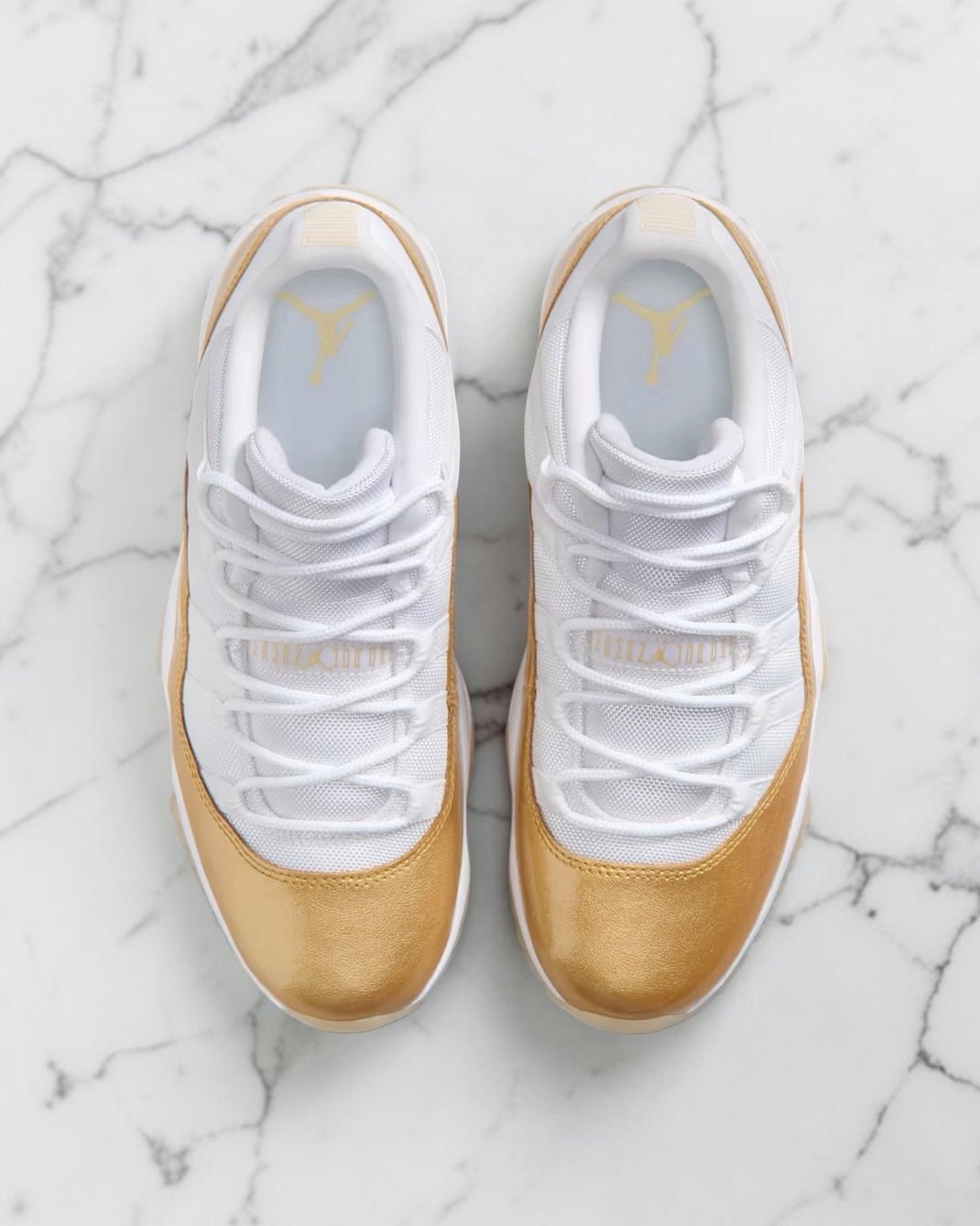 Air Jordan 11 Retro Low Mother's GOLD – Image 9