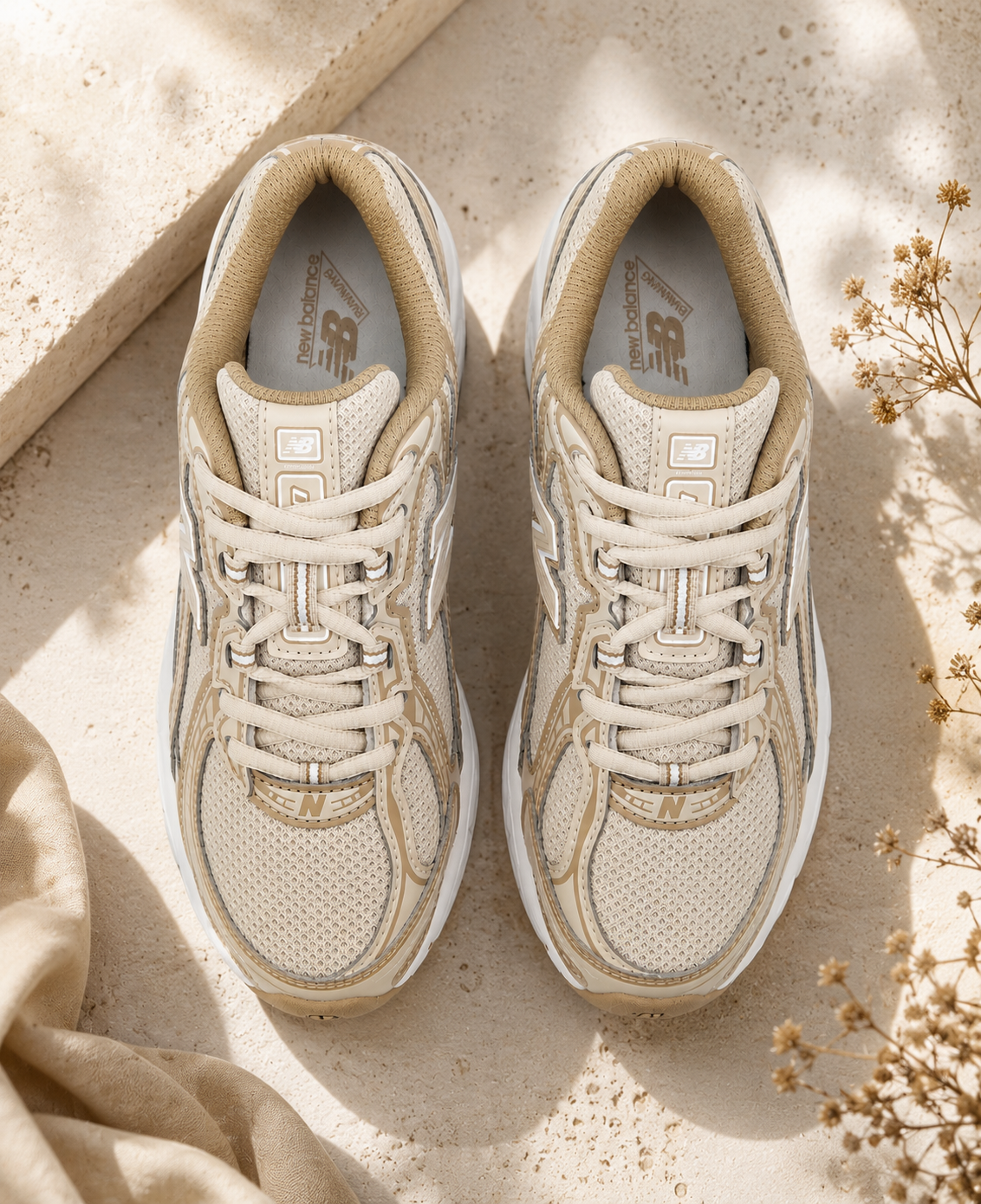 New Balance 740 Timberwolf Beige Ado – Image 6