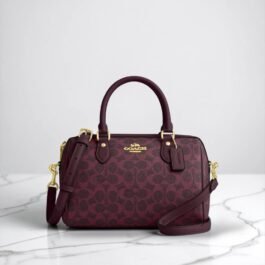 Sac À Bandoulière Coach Satchel Rowan Cassis Multi M