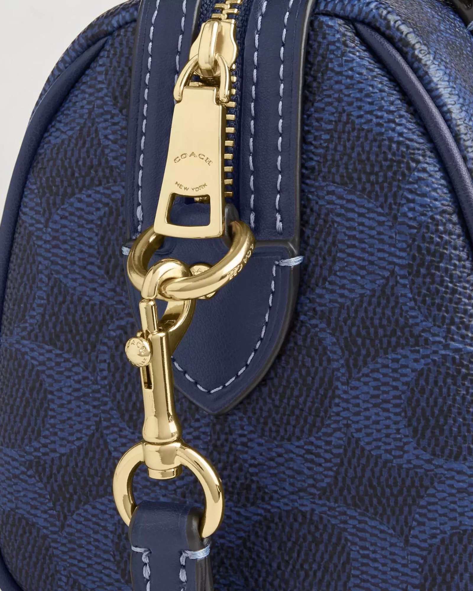 Sac À Bandoulière Coach Satchel Mini Rowan Bleu Marine S – Image 8