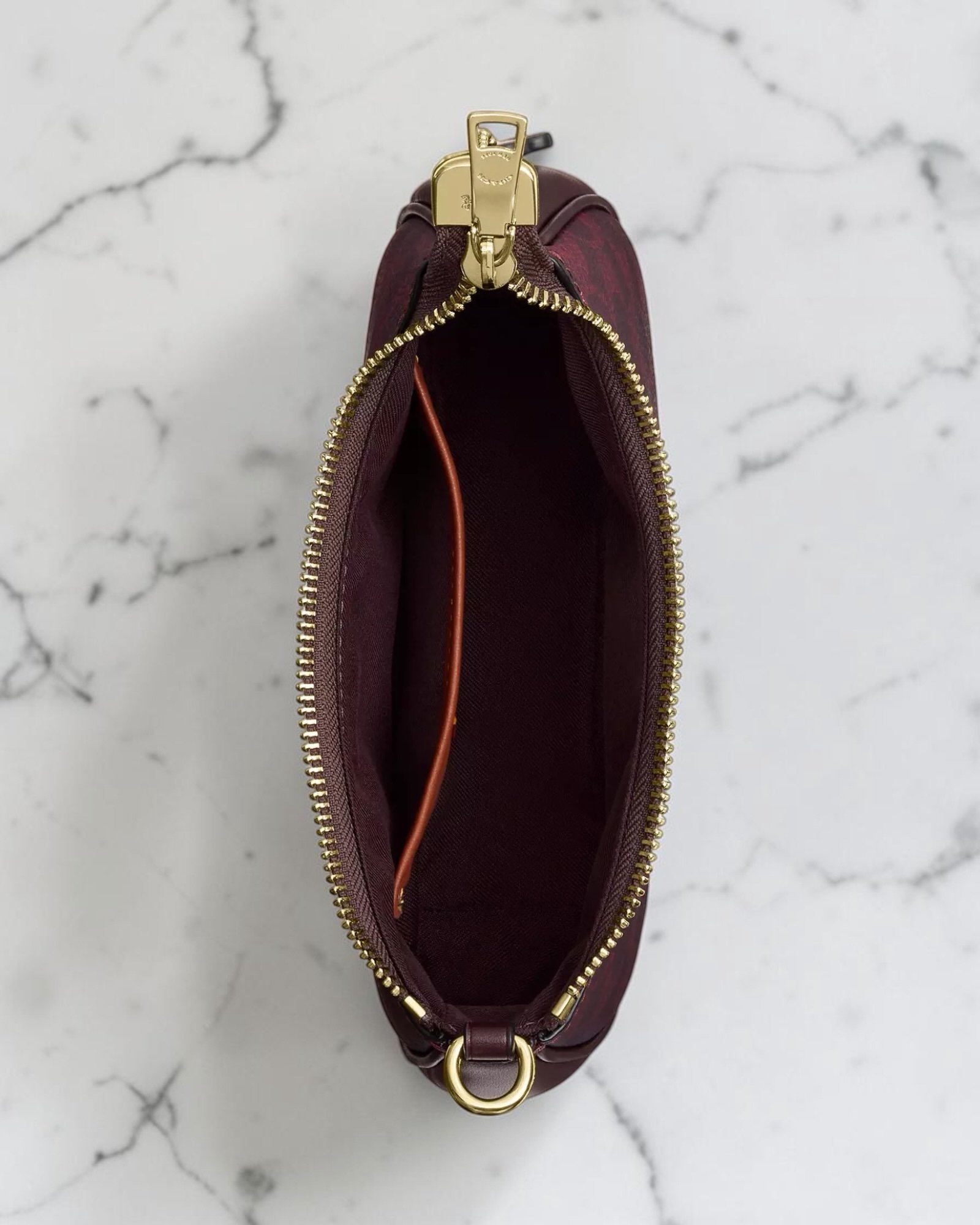 Sac À Bandoulière Coach Teri en Toile Cassis S – Image 8