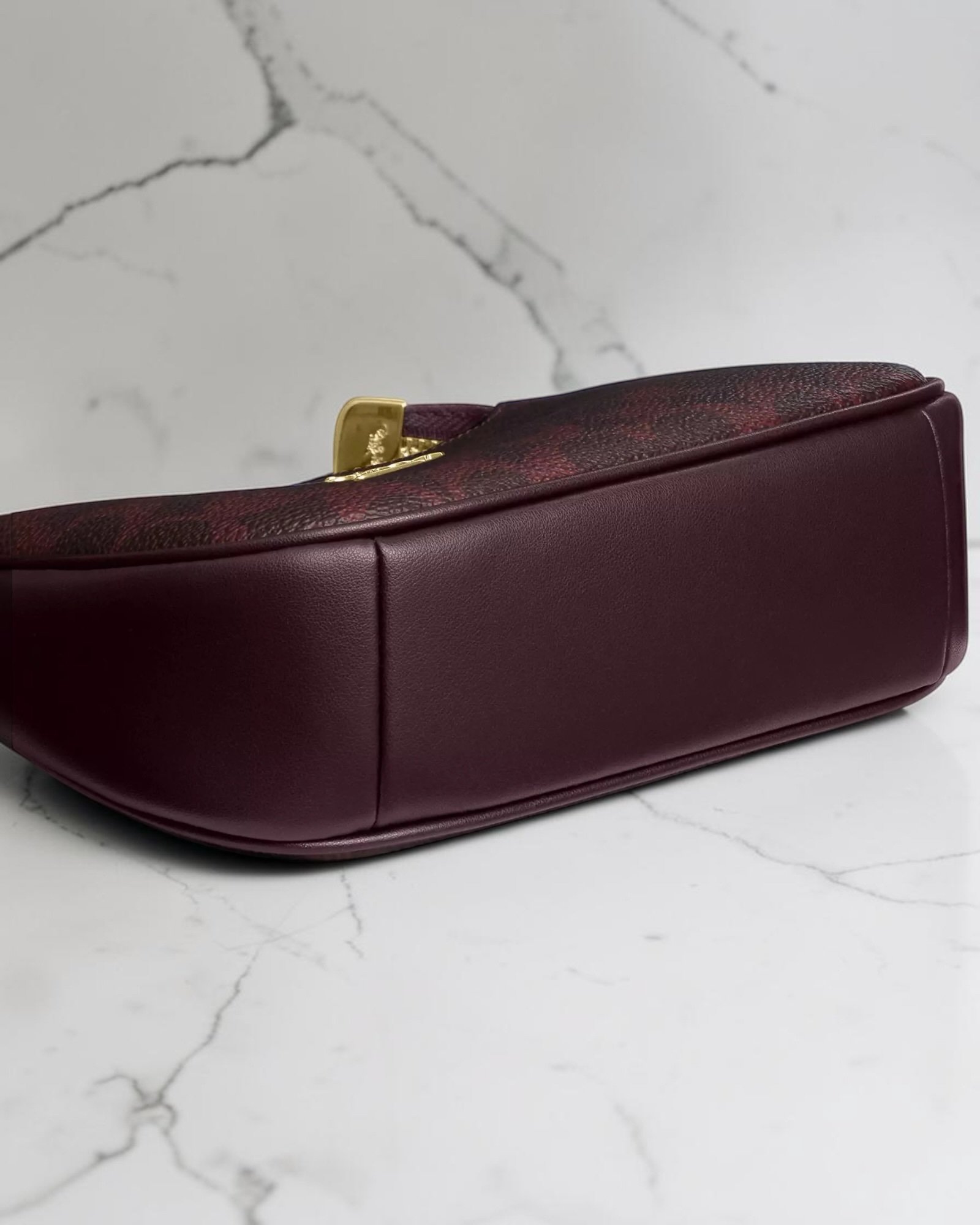 Sac À Bandoulière Coach Teri en Toile Cassis S – Image 9