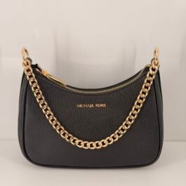 Sac à Bandoulière Michael Kors Charm Chain Black-Gold