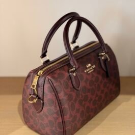 Sac À Bandoulière Coach Satchel Rowan Cassis Multi M