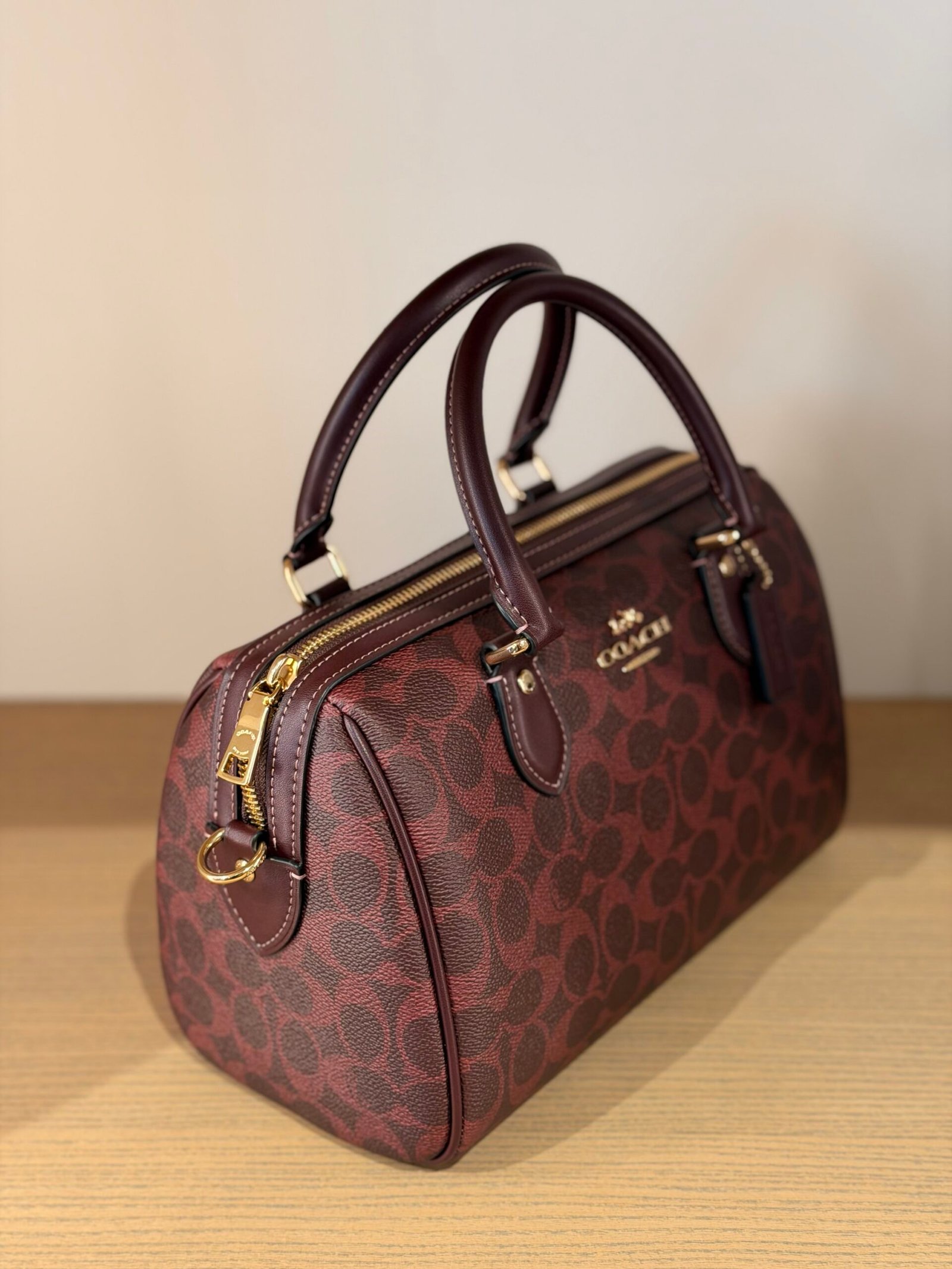 Sac À Bandoulière Coach Satchel Rowan Cassis Multi M – Image 2
