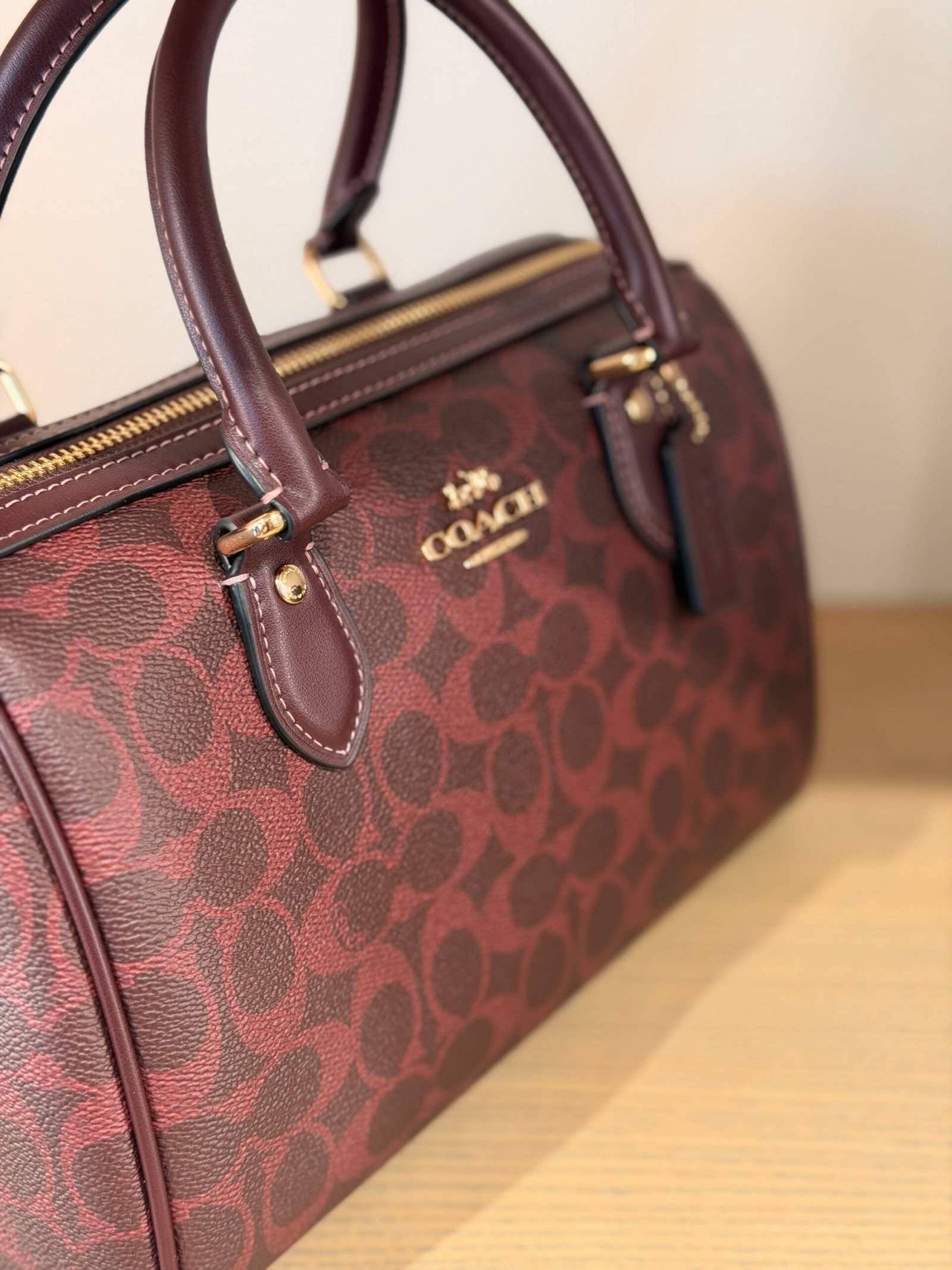 Sac À Bandoulière Coach Satchel Rowan Cassis Multi M – Image 3